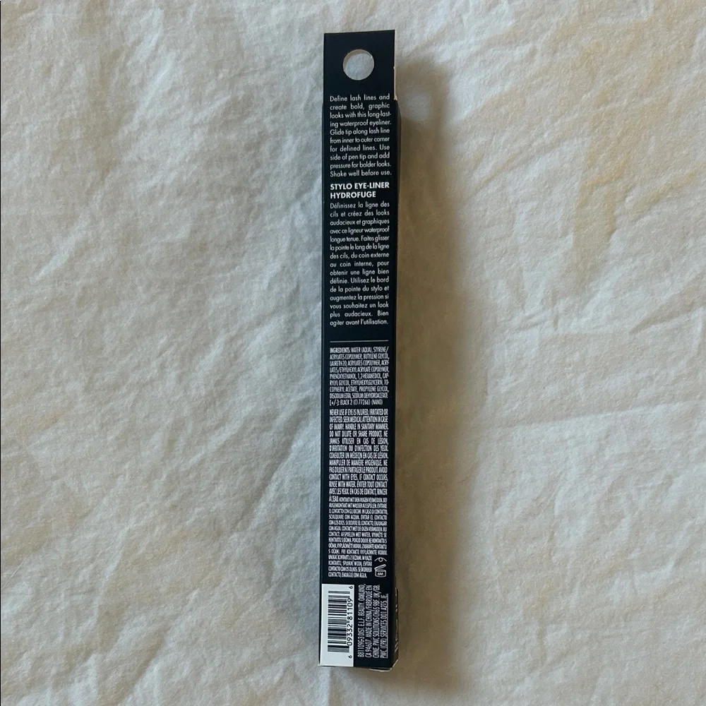 NWT e.l.f. H2O Proof Eyeliner Pen Black Noir